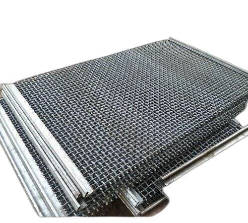 Woven steel screening wire mesh for crushers
