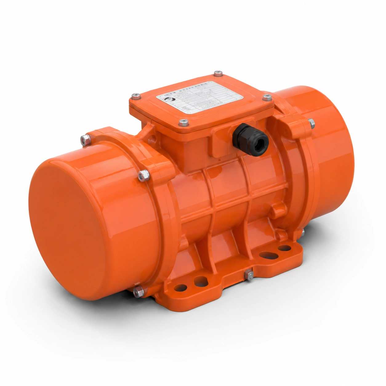 Industrial vibrating motor for silos and hoppers